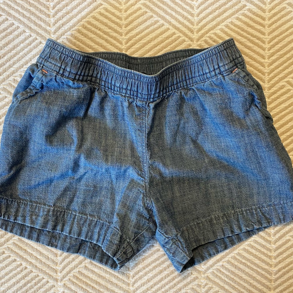 Girls Cotton Chambray Shorts size 6x-7